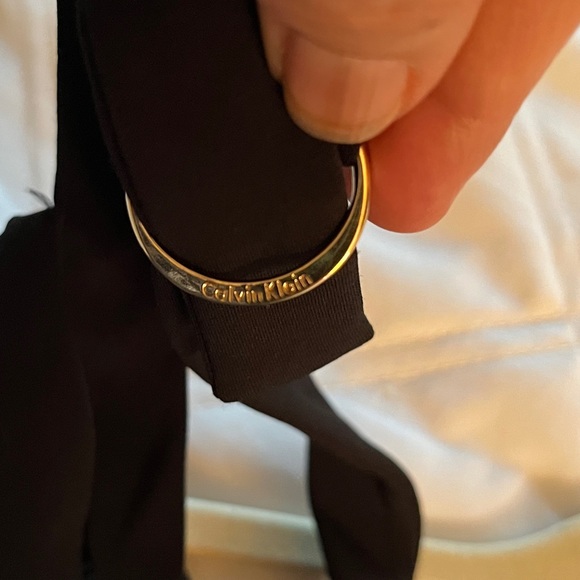 NWT Calvin Klein One Shoulder Sheath Dress with Attached Choker - Picture 8 of 15